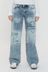 Women's Low Rise Wide Leg Rigid Jeans