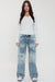 Women's Low Rise Wide Leg Rigid Jeans