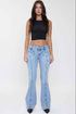 Women's Patch Pocket Flare Jeans