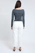 Women's Cropped Trouser Jeans Wide Leg Fit
