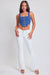 Women's Low Rise Fray Hem Flare Jeans