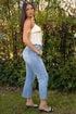 Women's Cropped Straight Jeans