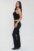 Women's Belted Bootcut Jeans