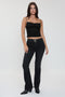 Women's Belted Bootcut Jeans