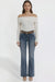 Women's Belted Bootcut Jeans