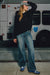Women's Mid Rise Wide Leg Jeans