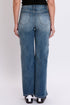 Women's Skater Cargo Wide Leg Jeans Denim