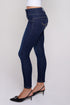 Women's Luxe Mid Rise 3-Button WannaBettaButt Skinny Jeans