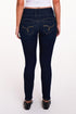 Women's Luxe Mid Rise 3-Button WannaBettaButt Skinny Jeans