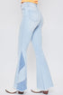 Women's Sustainable Block Panel Flare Jeans