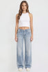 Women's Britney Buttefly Pocket Wide Leg Jeans