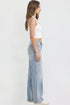 Women's Britney Buttefly Pocket Wide Leg Jeans