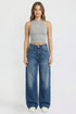 Women's Britney Star Pocket Wide Leg Jeans