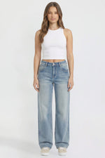 Women's Britney Star Pocket Wide Leg Jeans