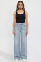 Women's Joey Super Wide Leg Jeans with Star Patches