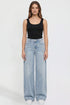 Women's Joey Super Wide Leg Jeans with Star Patches