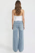 Women's Joey Super Wide Leg Jeans with Butterfly Chain