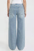 Women's Joey Super Wide Leg Jeans with Butterfly Chain