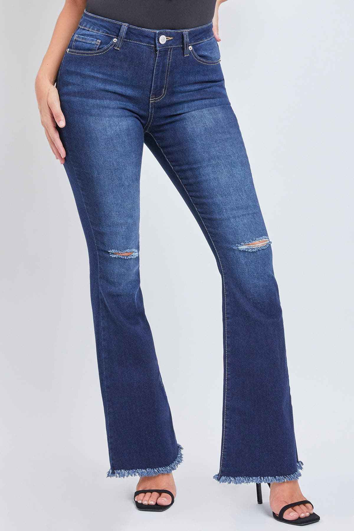 Women's Essential Fray Hem Flare - Regular