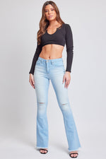 Women's Essential  Super Flare High Rise Jeans-Long Inseam