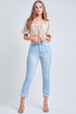 Women's Dream Cropped Frayed Slim Straight Jeans