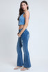 Women's Essential Distressed Flare Jeans-Distressed