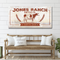 Ranch Cattle Co Rustic Sign