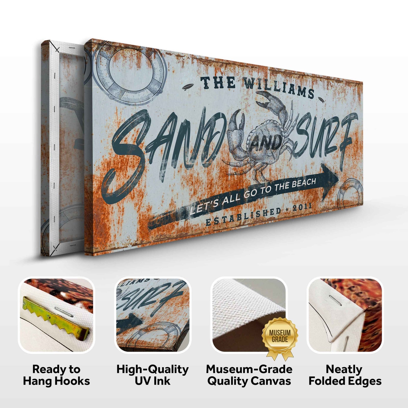 Sand And Surf Sign V