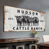 Personalized Cattle Ranch Rustic Sign II