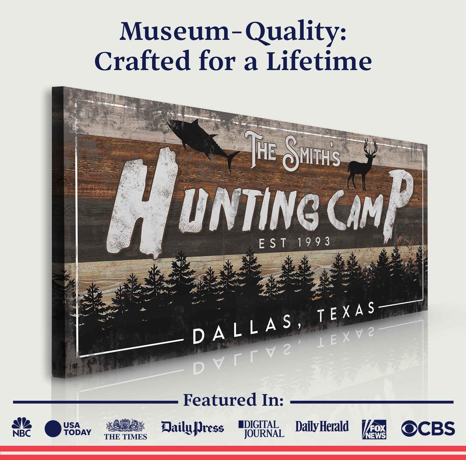 Fishing And Hunting Sign IV