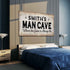 Where the Game is Always On Man Cave Sign