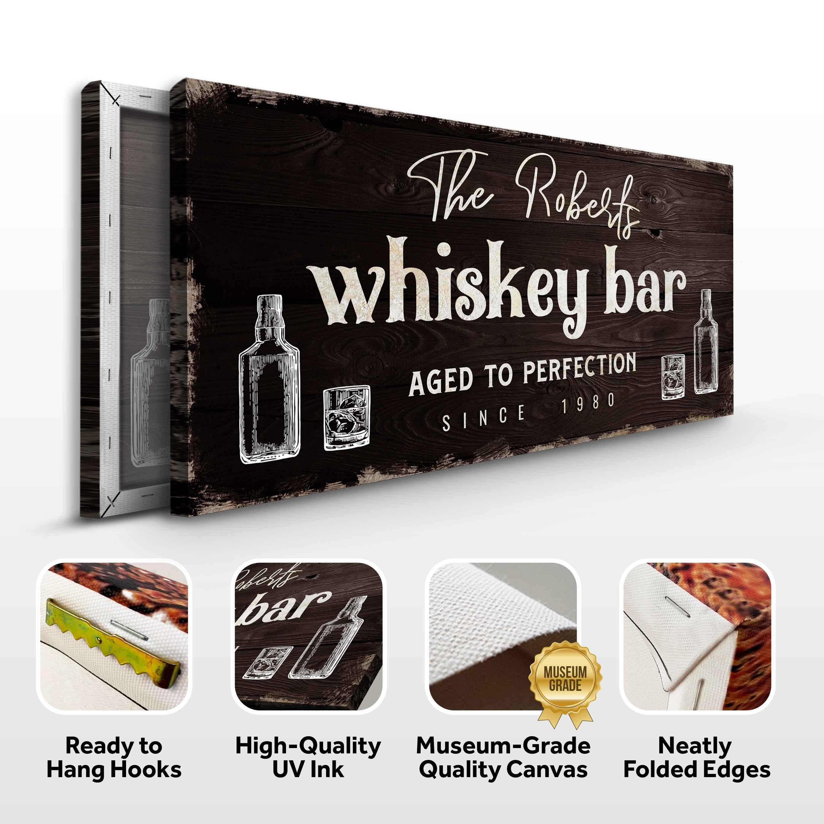 Custom Bar Signs for Home Bar: Perfect Man Cave Wall Decor and Perfect Unique Gift For Husband