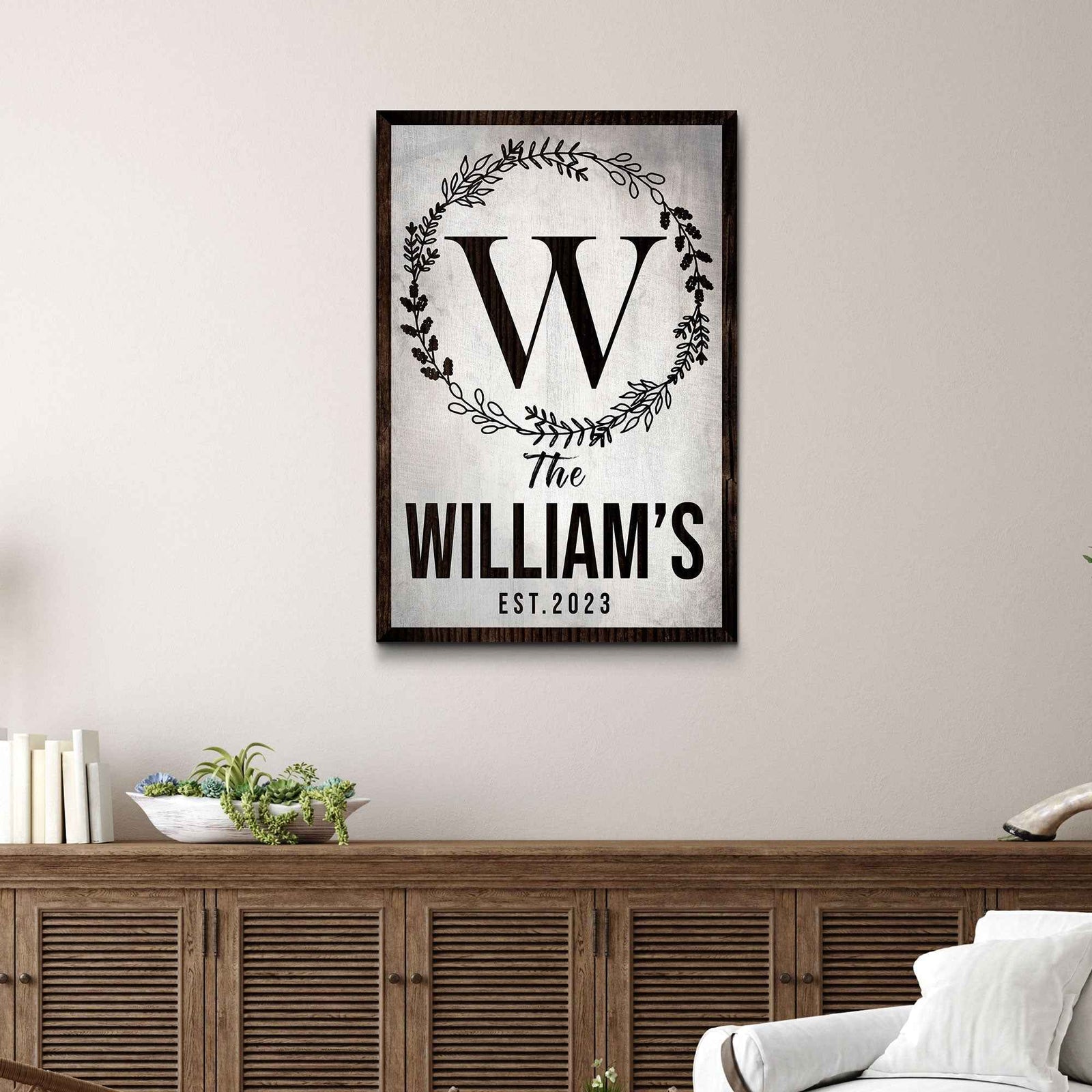 Established Last Name Sign IV