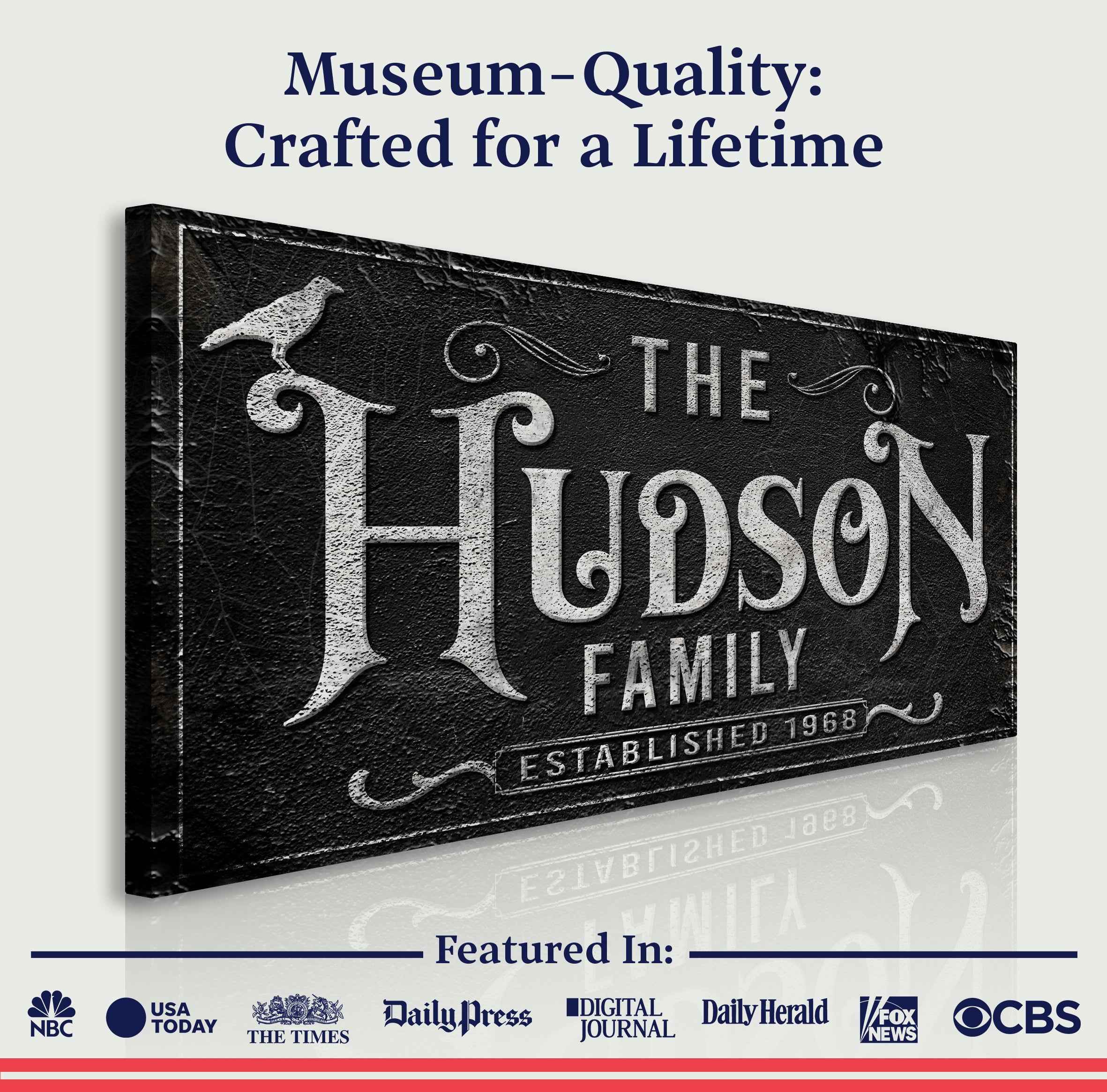 Personalized Gothic Sign IV