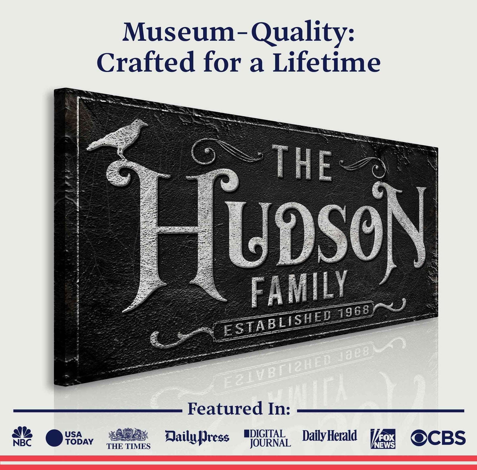 Personalized Gothic Sign IV
