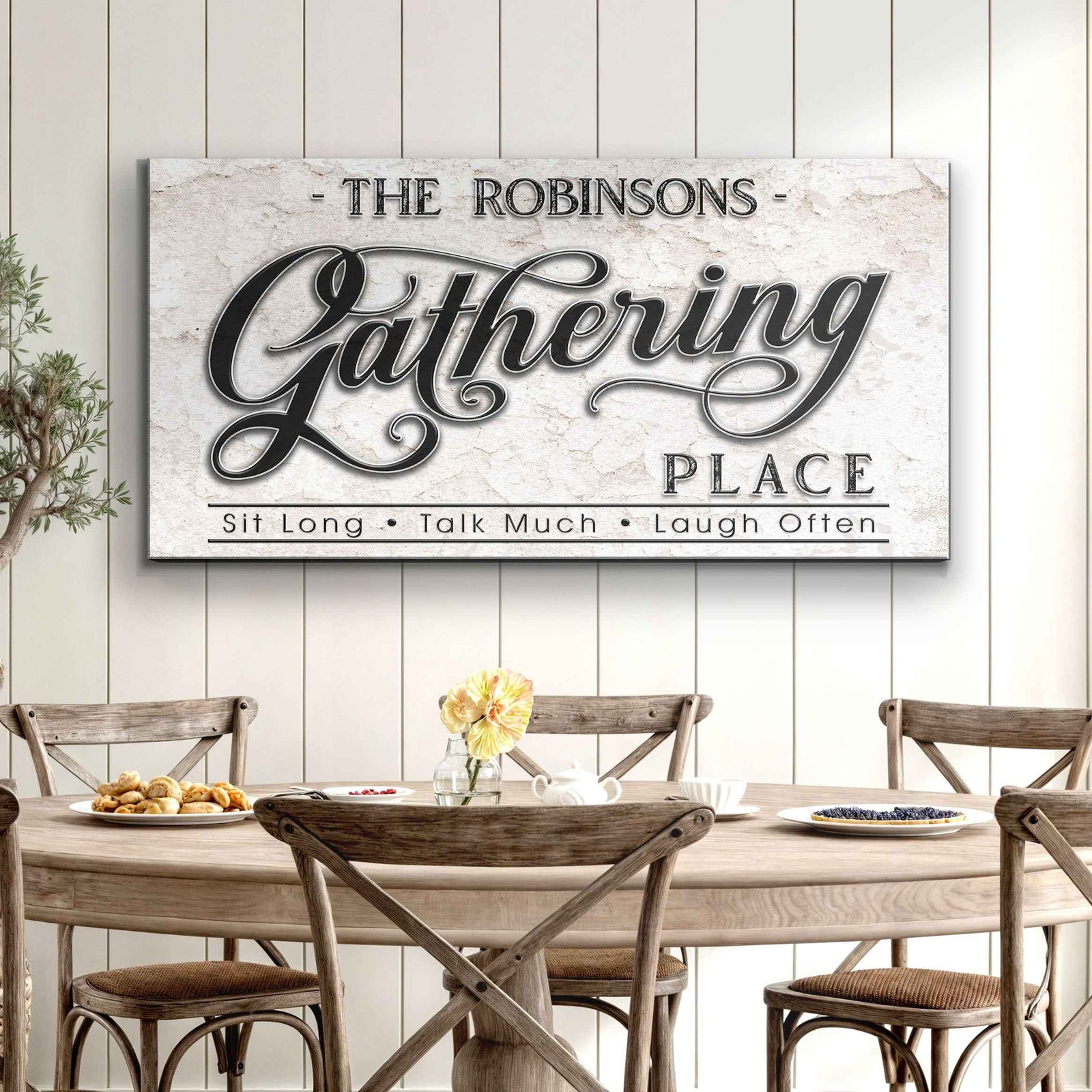 The Gathering Place Personalized Sign