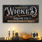 Personalized Wicked Halloween Sign II