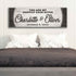 Personalized Happily Ever After Couple Sign III