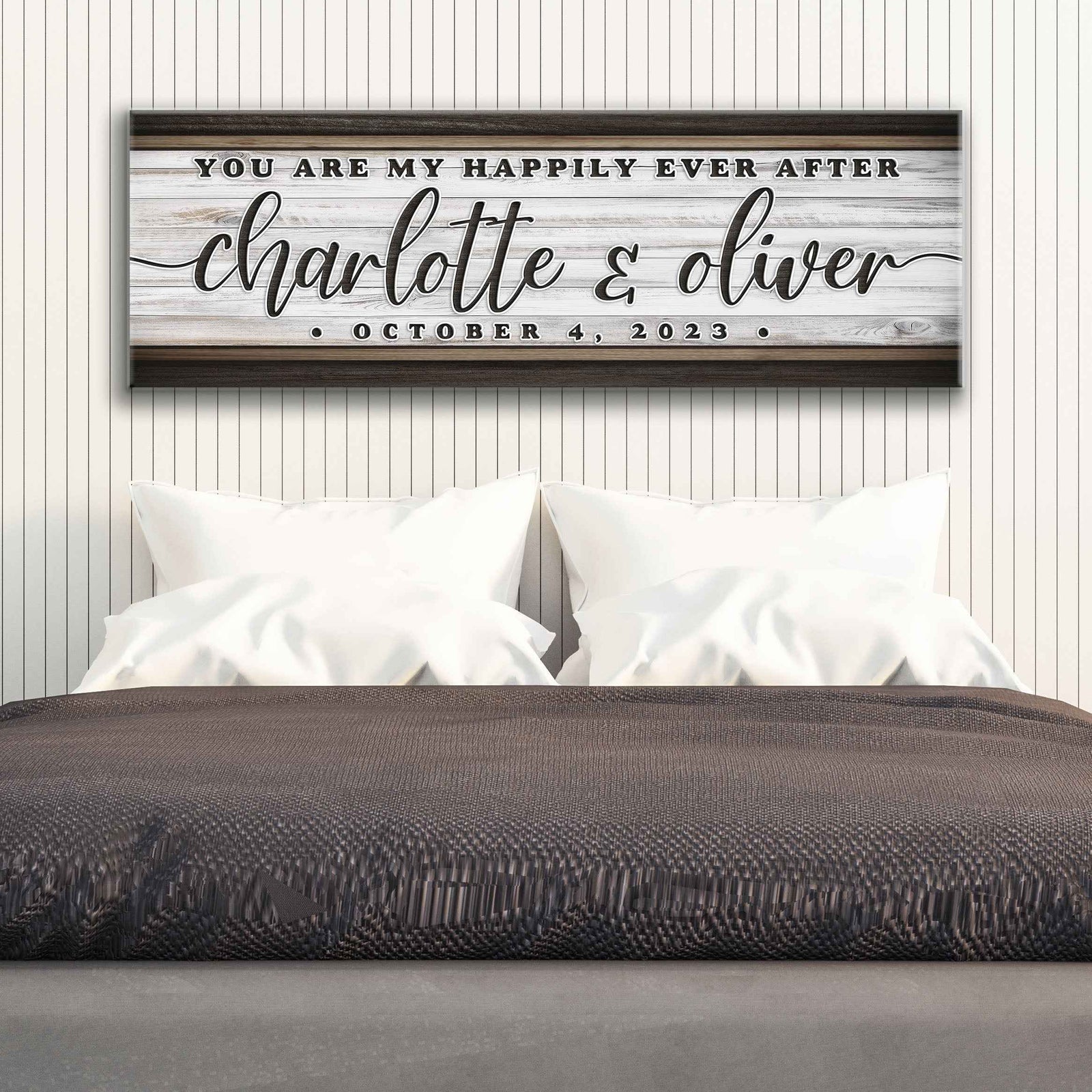 Personalized Happily Ever After Couple Sign II