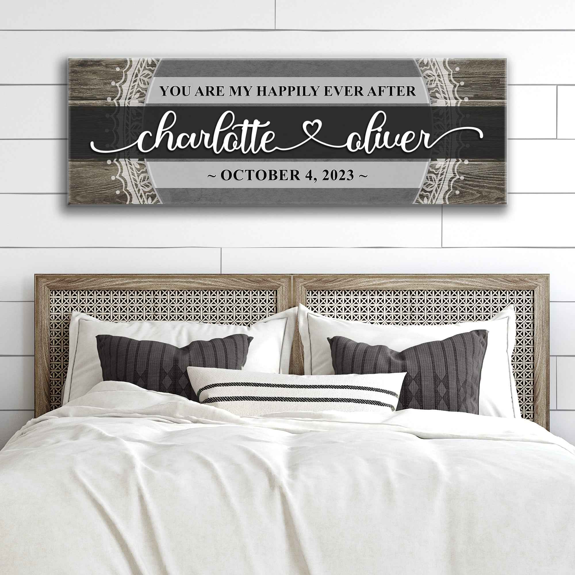 Personalized Happily Ever After Couple Sign VI