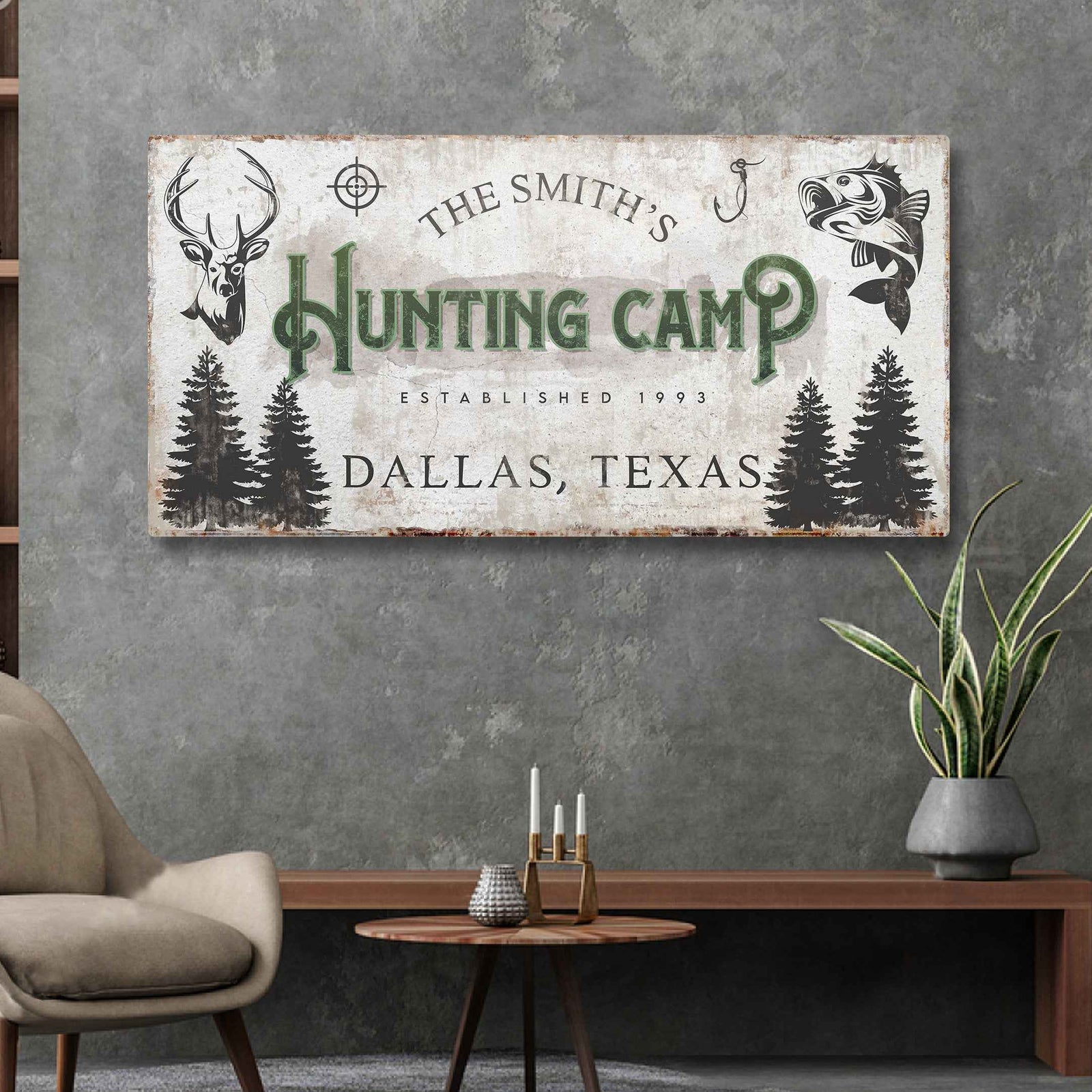 Fishing And Hunting Sign