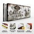 Vintage Cattle Ranch Sign