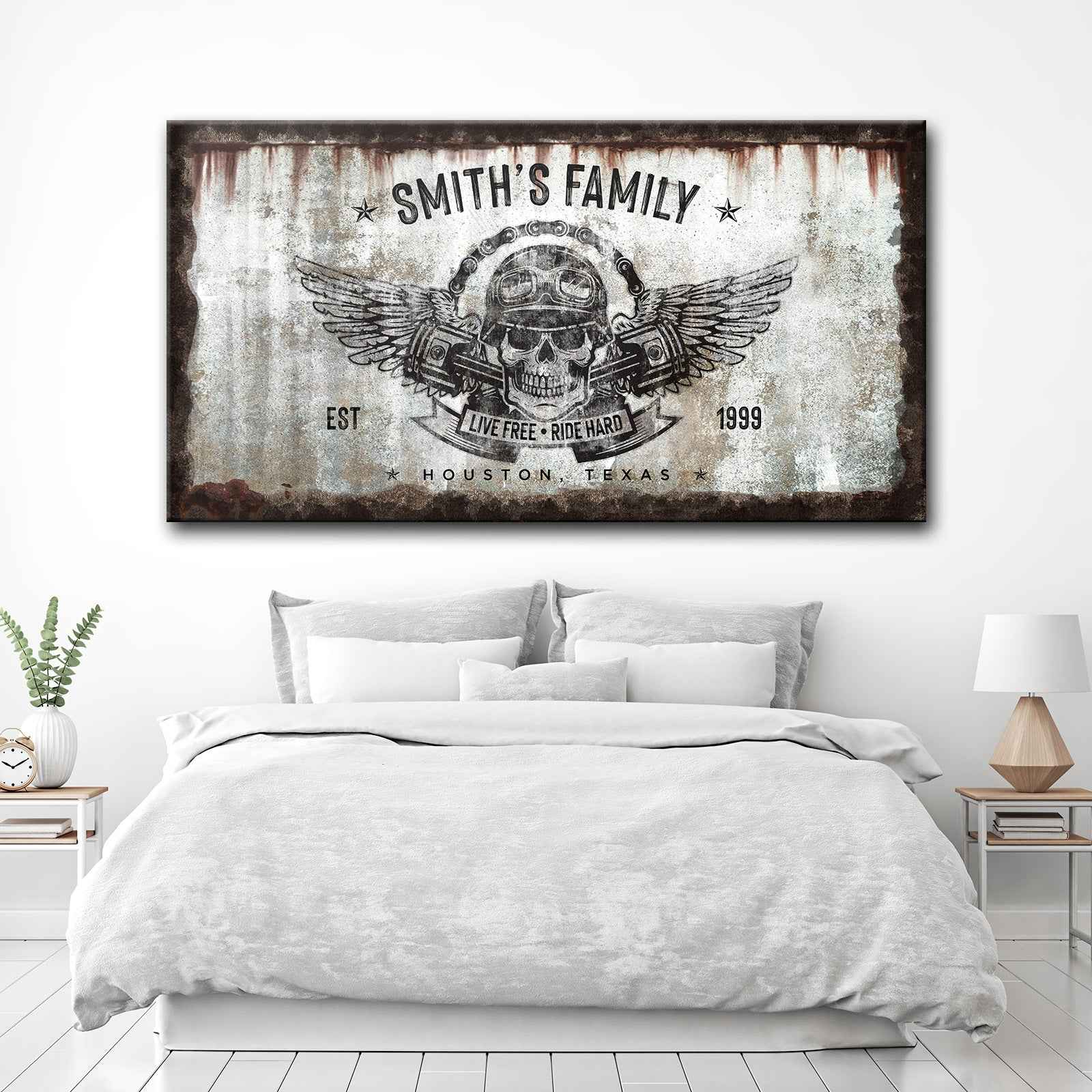 Live Free Ride Hard Sign