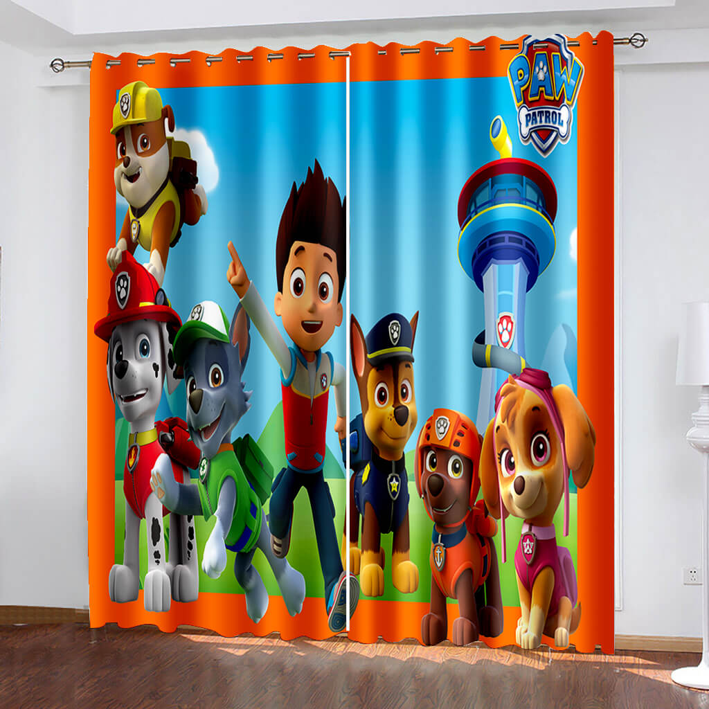 PAW Patrol Curtains Pattern Blackout Window Drapes
