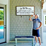 Backyard Bar & Grill Sign