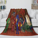 PJ Masks Blanket Pattern Flannel Throw Room Decoration