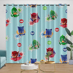 PJ Masks Curtains Kids Blackout Window Drapes Room Decoration
