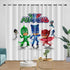 PJ Masks Curtains Kids Blackout Window Drapes Room Decoration
