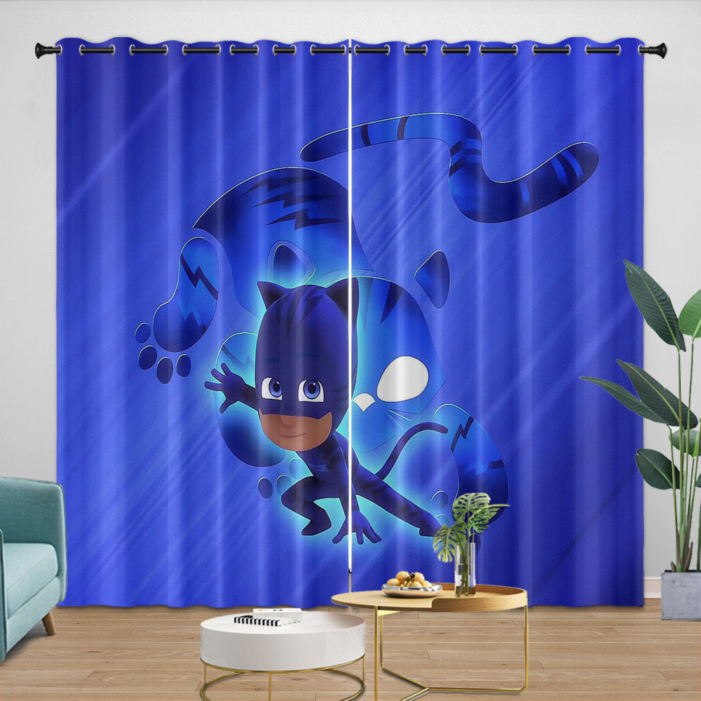 PJ Masks Curtains Kids Blackout Window Drapes Room Decoration