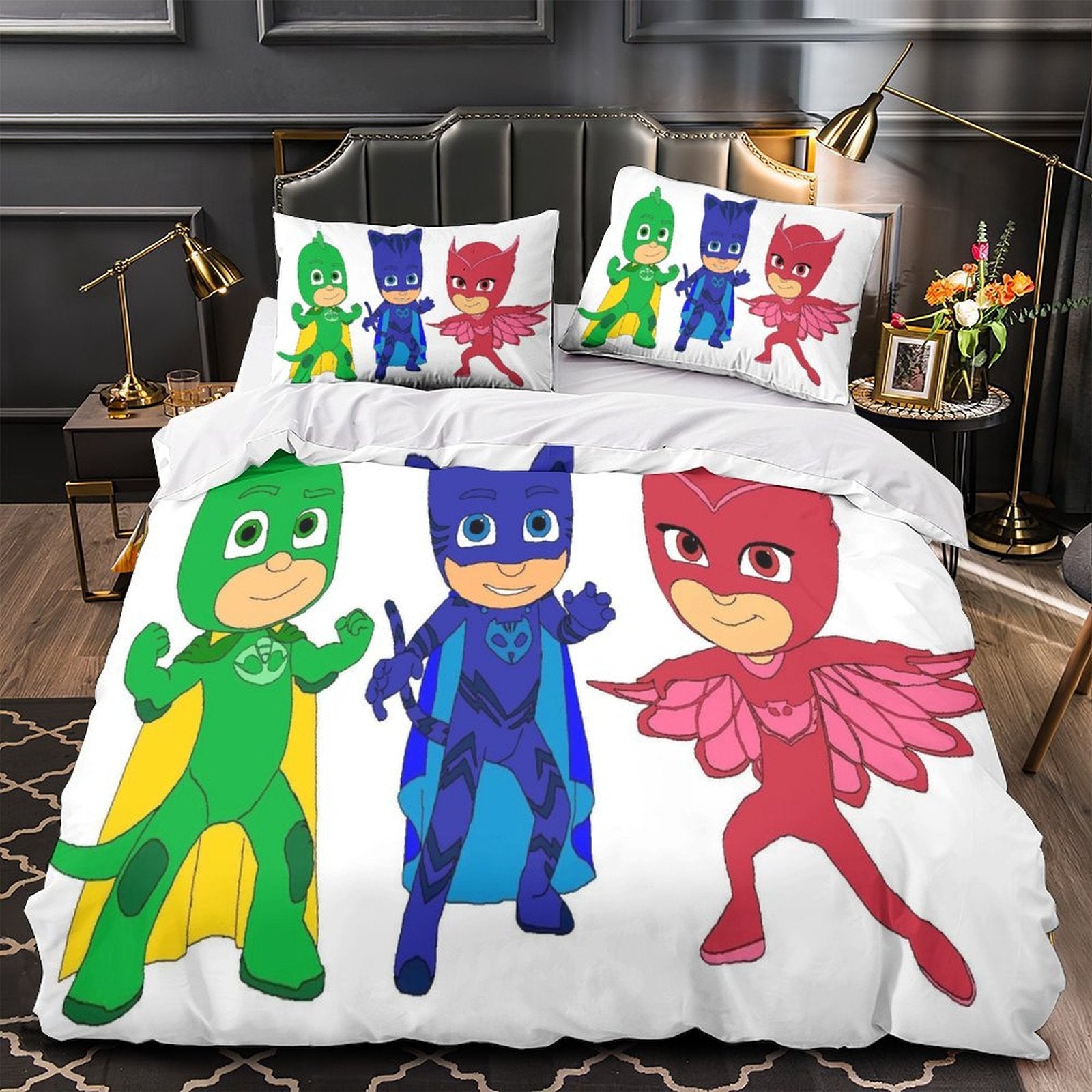 PJ Masks Duvet Cover Pattern Bedding Set Without Filler